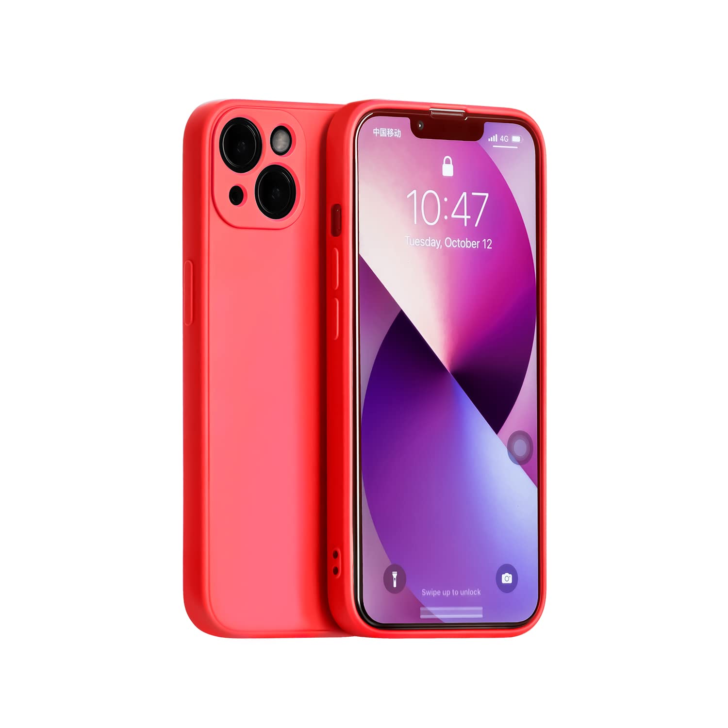 Amazon.co.jp: Panda Baby iPhone 13 シリコンケース レンズ全面保護